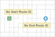 Input for one start to one end location Input for one start to one end location